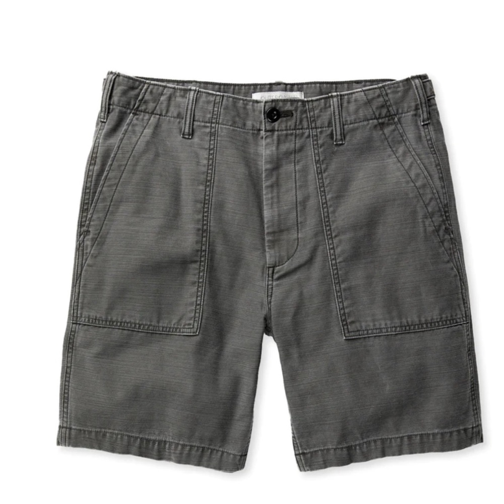 Outerknown Mens’s Voyager Utility Shorts -XL, Color: faded black